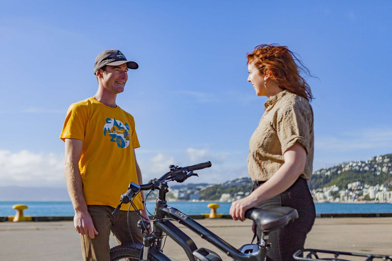 Join a guided bike tour of Wellington's stunning bays